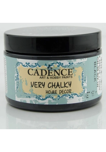 Cadence Very Chalky Home Dekor Kadifemsi Mobilya Boyası 150ml 30 Siyah