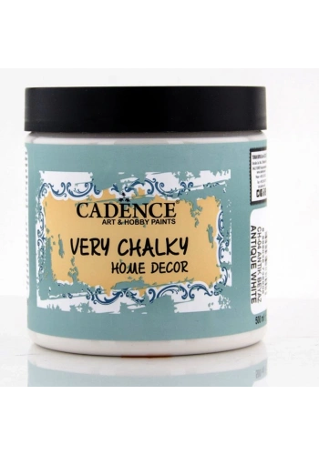 Cadence Very Chalky Home Dekor Kadifemsi Mobilya Boyası 500ml 04 Antik Beyaz