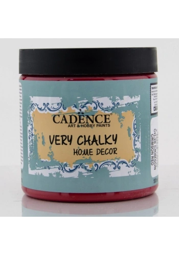 Cadence Very Chalky Home Dekor Kadifemsi Mobilya Boyası 500ml 28 Crimson Kırmızı