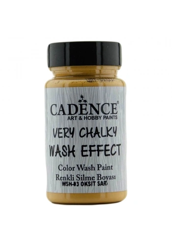 Cadence Very Chalky Wash Effect Slime Boyası 90ml 3 Oksit Sarı