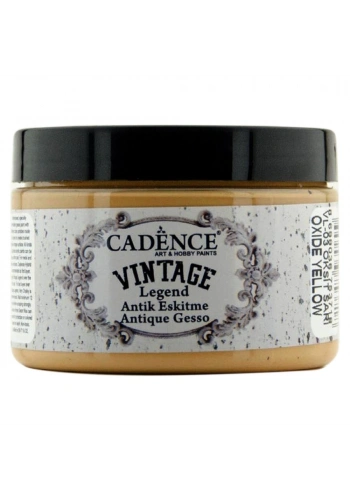 Cadence Vintage Legent Antik Eskitme Boyası 150ml 3 Oksit Sari