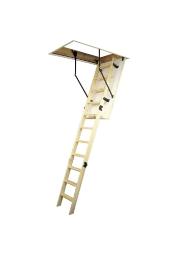 Çağsan Ahşap Katlanır Çatı Merdiveni 11 Basamaklı 70x120 Cm - ÇM01 (70x120)