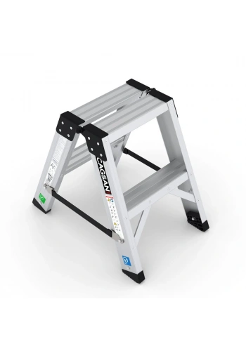 Çağsan Everest Pro Alüminyum Merdiven Çift Çıkışlı 2 Basamaklı - EVR-PRO2