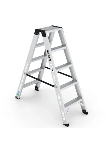 Çağsan Everest Pro Alüminyum Merdiven Çift Çıkışlı 5 Basamaklı - EVR-PRO5