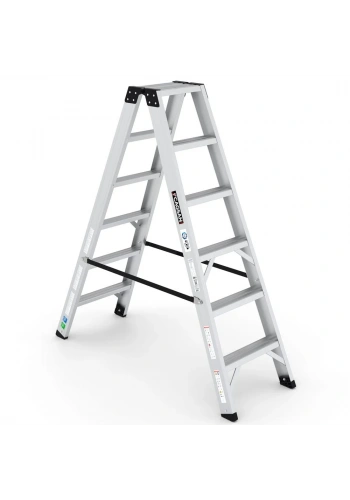 Çağsan Everest Pro Alüminyum Merdiven Çift Çıkışlı 6 Basamaklı - EVR-PRO6
