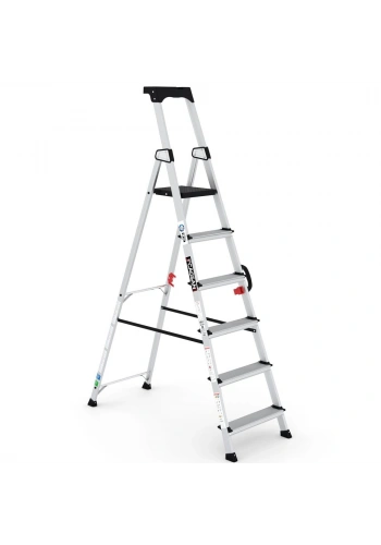 Çağsan Hazar Profesyonel Alüminyum Merdiven 5+1 Basamaklı - HA105