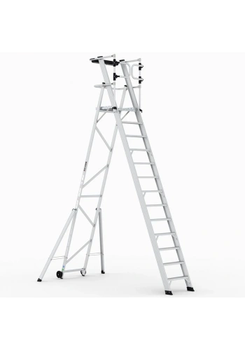 Çağsan Katlanır Platformlu Merdiven 12+1 Basamaklı - KPN12