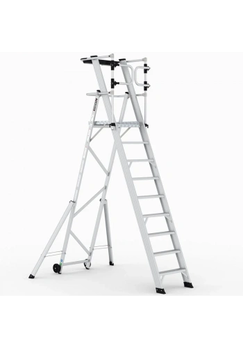 Çağsan Katlanır Platformlu Merdiven 8+1 Basamaklı - KPN8