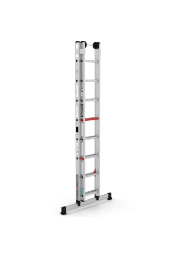 Çağsan Smart Level İki Parçalı Sürgülü Alüminyum Merdiven 2x8 Basamaklı - PRO_2x8