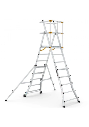 Çağsan TelePro Teleskopik Çalışma Platformu 5+1 Basamaklı - TP200