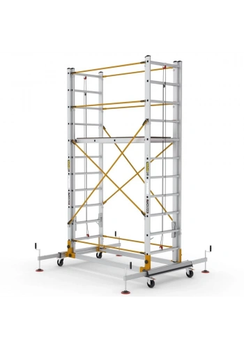 Çağsan Telesafe İki Parçalı Alüminyum İskele 2x11 Basamaklı - S006_XL_FP