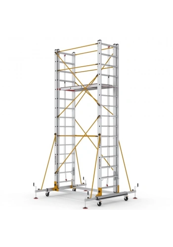 Çağsan Telesafe İki Parçalı Alüminyum İskele 2x15 Basamaklı - S008_XL_FP