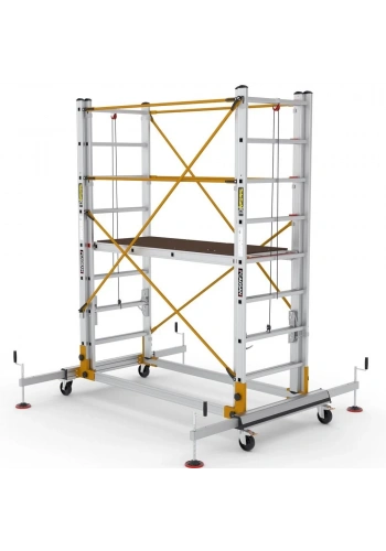 Çağsan Telesafe İki Parçalı Alüminyum İskele 2x8 Basamaklı - S004_XL_FP