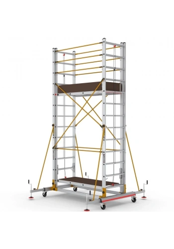 Çağsan Telesafe XL İki Parçalı Alüminyum İskele 2x13 Basamaklı - S007_XLN