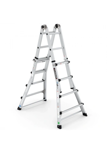 Çağsan Telesky Çok Amaçlı Katlanır Alüminyum Merdiven 4 Basamaklı - CK360