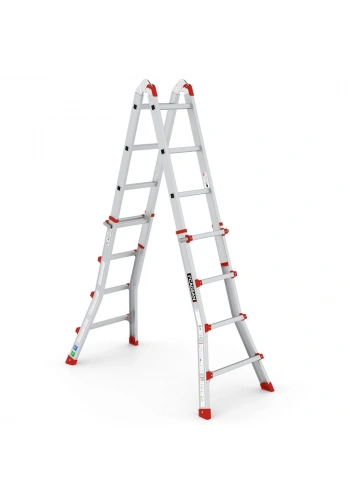 Çağsan Toros Çok Amaçlı Katlanır Alüminyum Merdiven 4 Basamaklı - CK417T