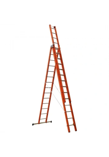 Çağsan Üç Parçalı Çok Amaçlı Çok Amaçlı Fiberglas Merdiven (V3) 3x14 Basamaklı - FS220-V3
