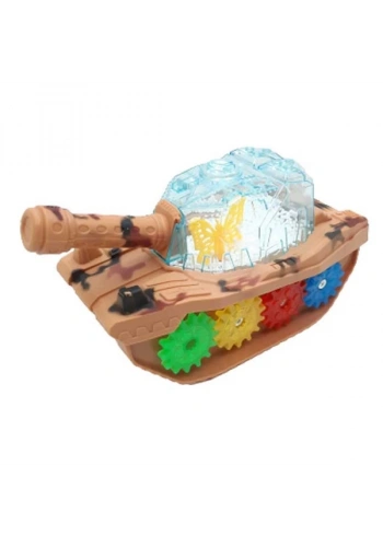 Can Oyuncak Kutulu Pilli Işıklı Askeri Tank 3933