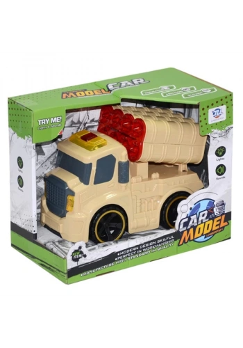 Canem Oyuncak Sürtmeli Sesli Işıklı Askeri Araçlar 8899-5A