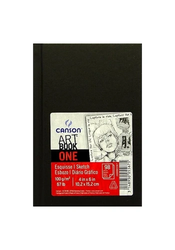 Canson Art Book One Eskiz Defter Sert Kapak 10.2X15.2cm 100gr 98yp
