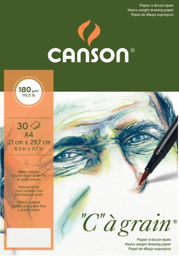Canson C à grain Eskiz Çizim Defteri A4 180gr 30yp