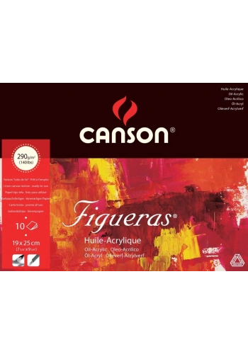 Canson Figueras Yapışkanlı Blok 19x25cm 290gr 10yp