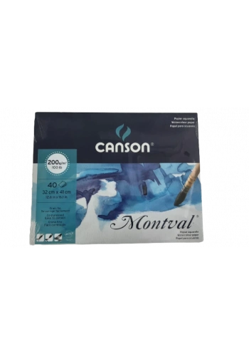 Canson Montval Sulu Boya Defteri (32x41cm) 200gr 40yp