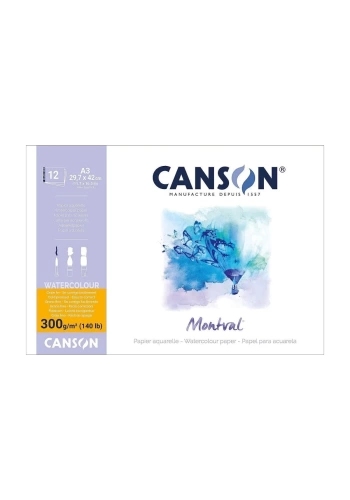 Canson Montval Suluboya Defteri A3 300gr 12yp