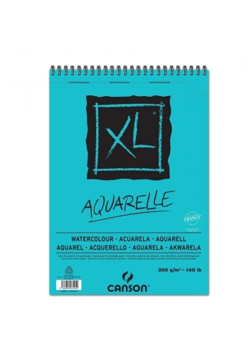 Canson XL Aquarelle Sulu Boya Çizim Defteri A4 300gr 30yp Spiralli