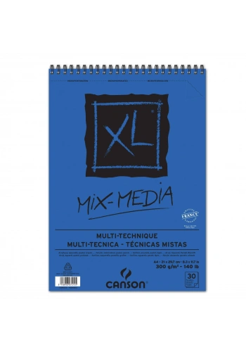 Canson XL Spiralli Çok Amaçlı Blok A4 300gr 30 Yaprak