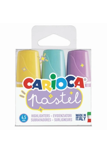 Carioca Fosforlu Kalem Mini Pastel 3 Lü 43168