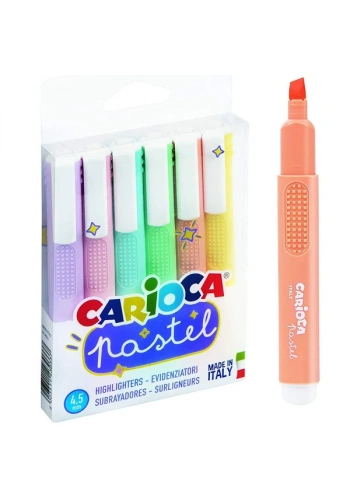 Carioca Fosforlu Kalem Pastel 6 Lı 43033