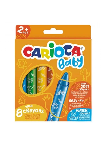 Carioca Pastel Boya Bebek 8 Li 2+Yaş 42892