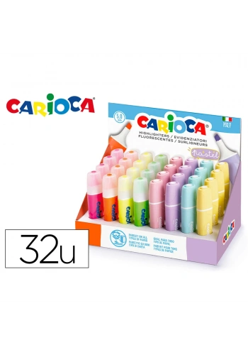 Carioca Pastel+fosforlu İşar.Kalemi 32 Li 8 Renk 43184