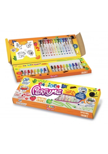 Carioca Perfume Special Kokulu Keçeli Boya Kalemi Seti 30lu Özel Kutu