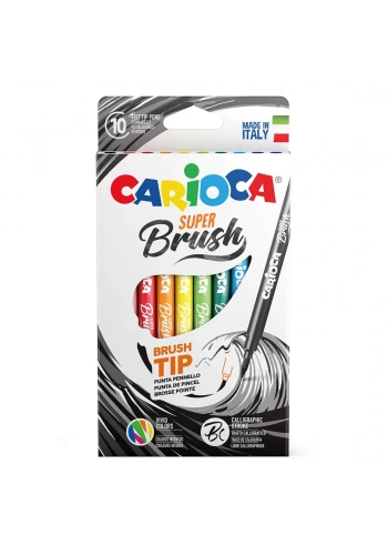 Carioca Super Brush Keçeli Boya Kalemi 10 Lu