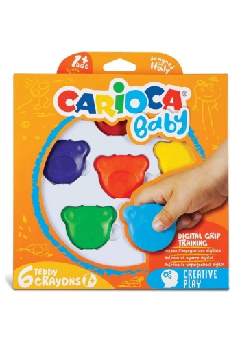 Carioca Teddy Bebek Cryayons 6 LI 42956