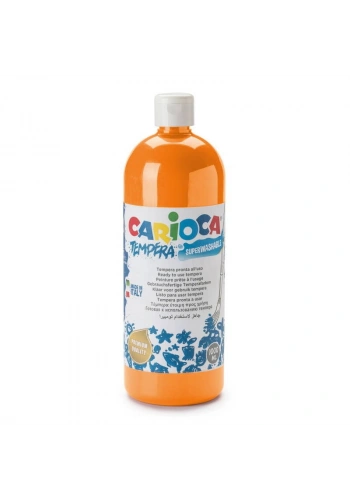 Carioca Tempera Yıkanabilir Poster Boya 1000 ml. TURUNCU