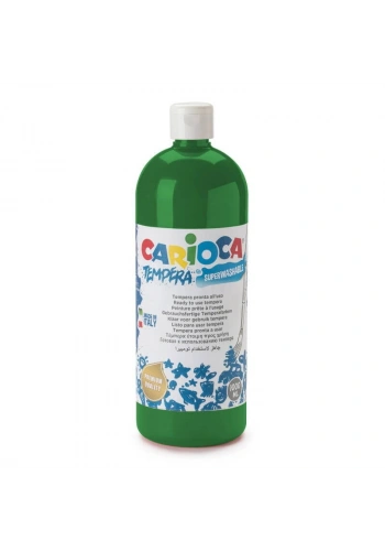 Carioca Tempera Yıkanabilir Poster Boya 1000 ml. KOYU YEŞİL