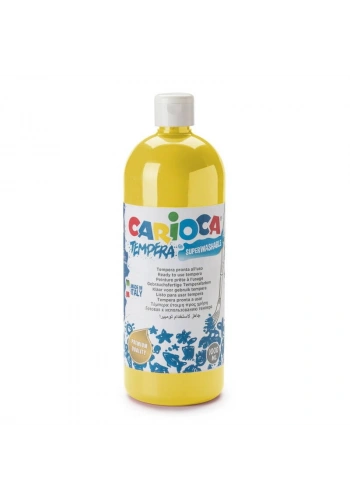 Carioca Tempera Yıkanabilir Poster Boya 1000 ml. SARI