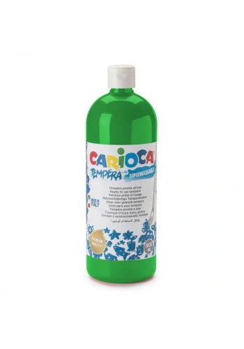 Carioca Tempera Yıkanabilir Poster Boya 1000 ml. YEŞİL