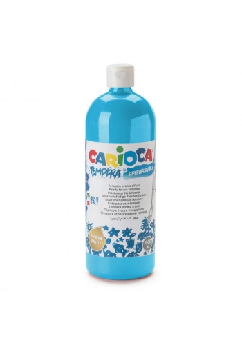 Carioca Tempera Yıkanabilir Poster Boya 1000 ml. MAVİ