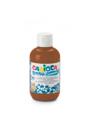 Carioca Tempera Yıkanabilir Poster Boya 250 ml. KAHVERENGİ
