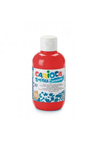 Carioca Tempera Yıkanabilir Poster Boya 250 ml. KIRMIZI