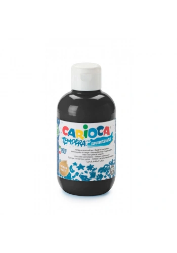Carioca Tempera Yıkanabilir Poster Boya 250 ml. SİYAH