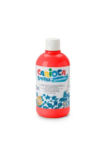 Carioca Tempera Yıkanabilir Poster Boya 500 ml. KIRMIZI