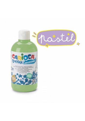 Carioca Tempera Yıkanabilir Poster Boya 500 ml. PASTEL YEŞİL