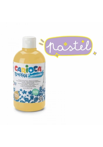 Carioca Tempera Yıkanabilir Poster Boya 500 ml. PASTEL SARI