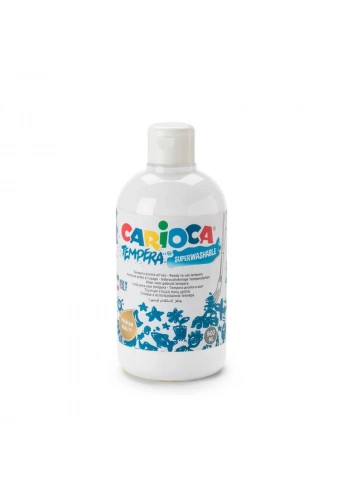 Carioca Tempera Yıkanabilir Poster Boya 500 ml. BEYAZ