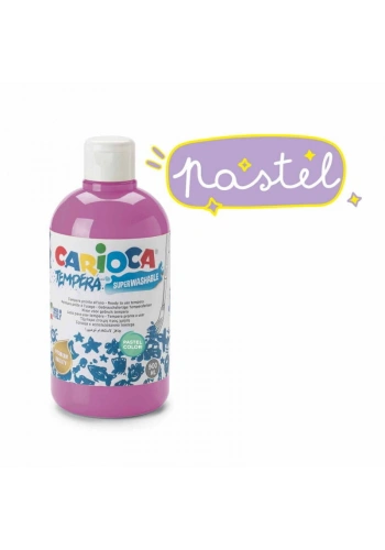Carioca Tempera Yıkanabilir Poster Boya 500 ml. PASTEL MOR